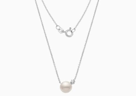  Colar em Prata 925 com Pérola e Topázios