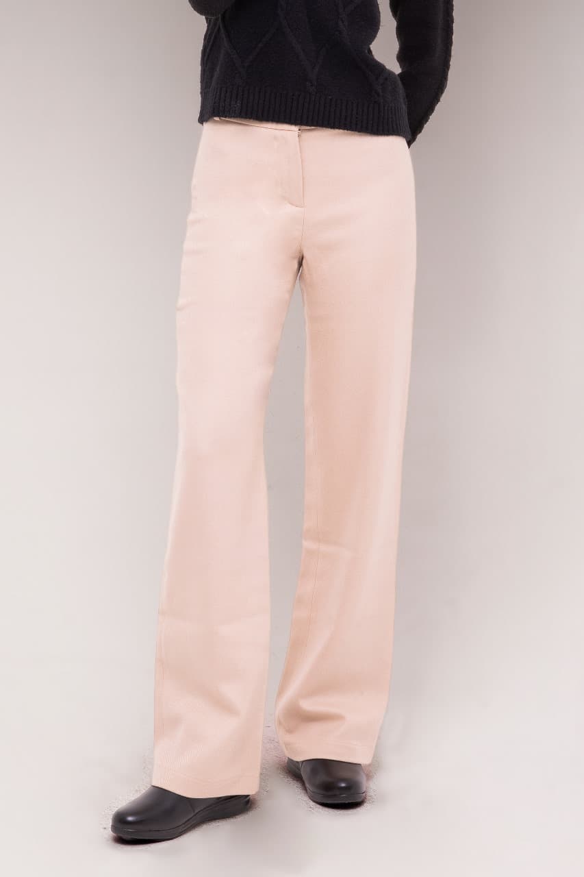  Calça Lã Natural Alezia Bege